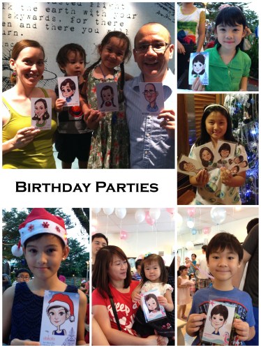 Birthday Parties Caricature Event