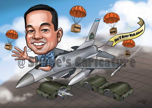 Single_Farewell@Shake's Caricature