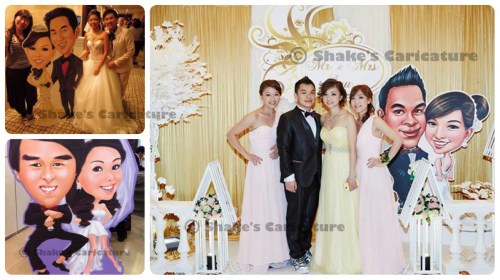 Caricature Standee for Wedding