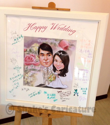 Wedding Guest Signing