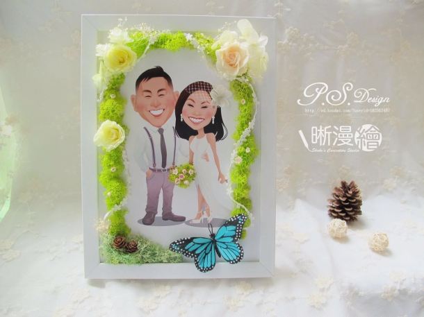 caricature-with-flowers-1