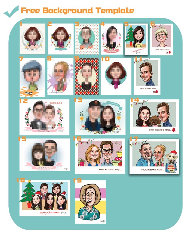 Free Background Template (for Head only)